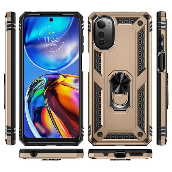 Bofink Combat Motorola Moto E32 Etui - Guld Gold