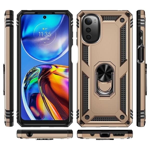 Bofink Combat Motorola Moto E32 Etui - Gull Gold