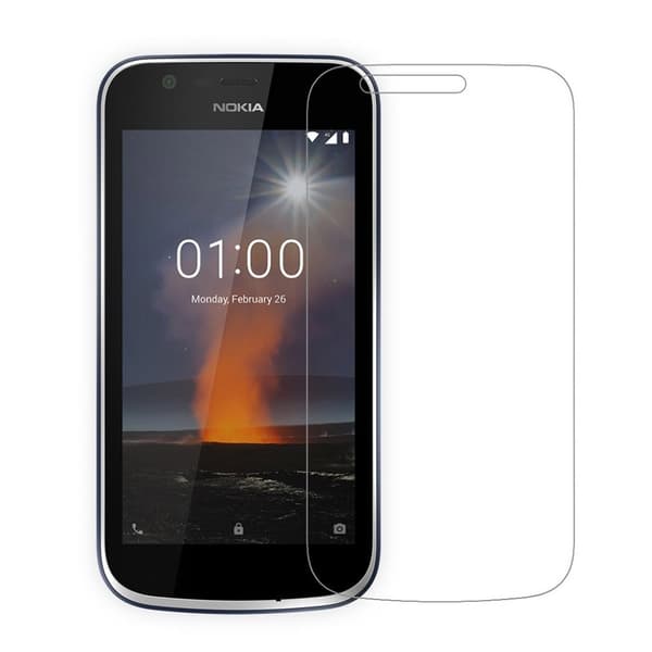 0.3mm härdat glas Nokia 1 skärmskydd Transparent