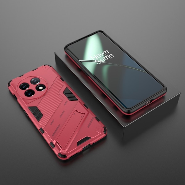Stöttåligt OnePlus 11 hybridskal - Rosa Rosa