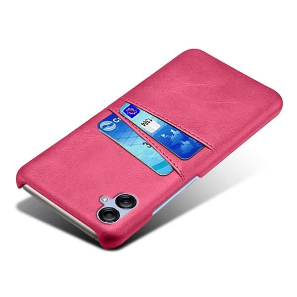 Dual Card Samsung Galaxy A05 cover - Lyserød Pink