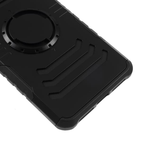 iPhone 9 Plus beskyttelses deksel av hybrid materiale - Svart Black