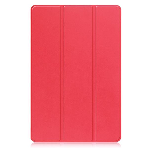 Tri-fold læderstativ-etui til Lenovo Tab P11 Pro (2. generation) - Rød Red