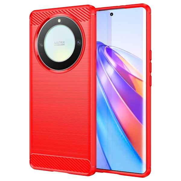 Carbon Flex Suojakotelo Honor X9a / Magic5 Lite / X40 - Punainen Red