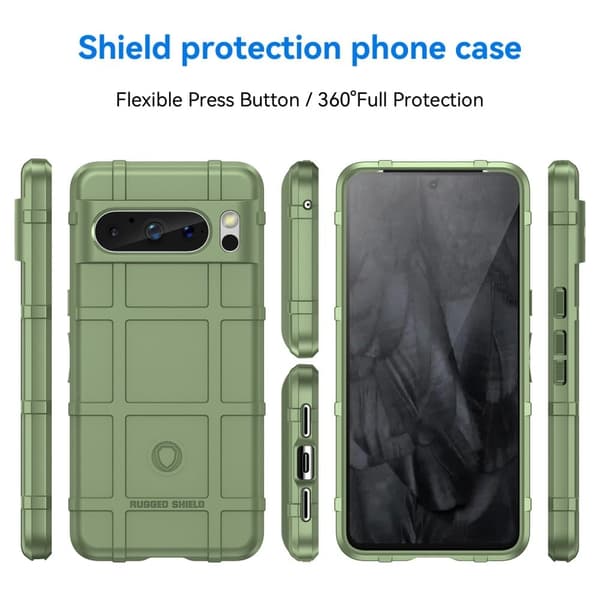 Rugged Shield Suojakotelo Google Pixel 8 Pro - Vihreä Green