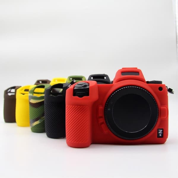 Nikon Z6 / Z7 enkelt silikonskydd - Röd Röd
