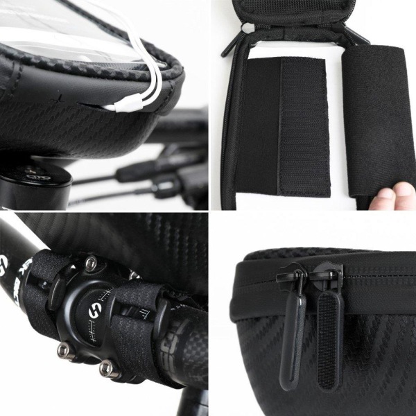 RHINOWALK durable waterproof bicycle bike storage bag Black