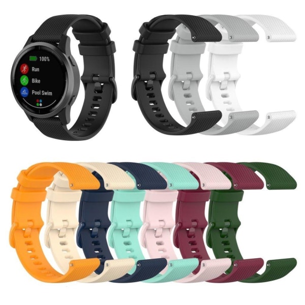 Garmin Vivoactive 4 silikoninen kellonauha - Musta Black