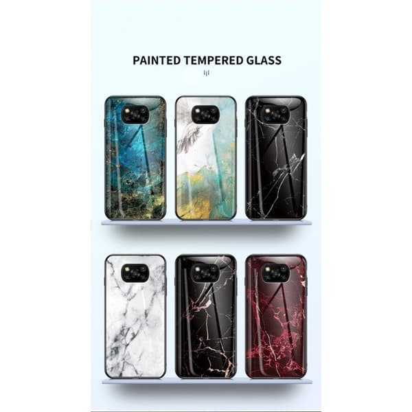 Fantasy Marble Xiaomi Poco X3 / X3 Nfc Deksel - Hvit White