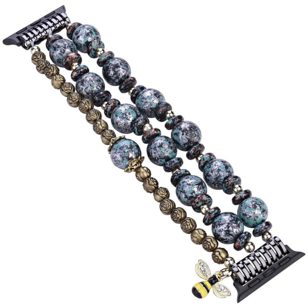 Apple Watch Series 8 (45mm) / Watch Ultra rose bead style urrem - Blå Blue