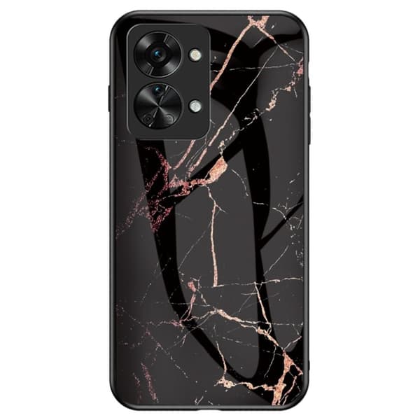 Fantasy Marble OnePlus Nord 2T deksel - Gull Svart Marmor Black