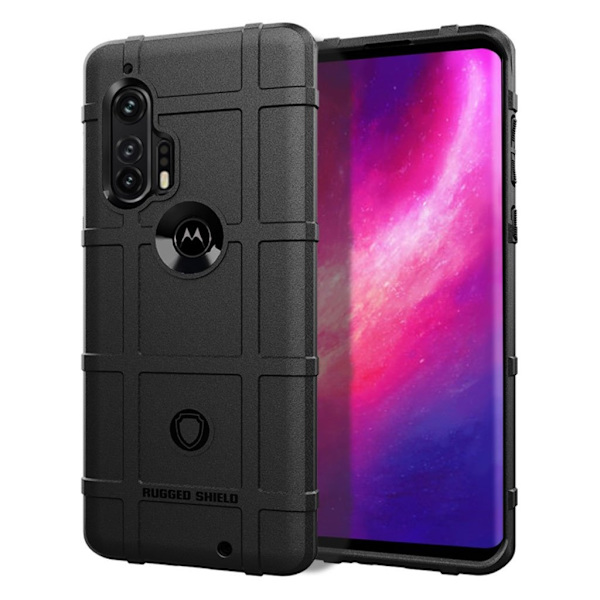 Rugged Shield Cover - Motorola Edge Plus - Sort Black