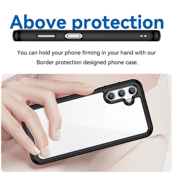 Samsung Galaxy M44 smart akryldeksel - Svart Black