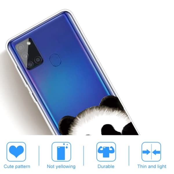 Deco Samsung Galaxy M51 Etui - Panda White