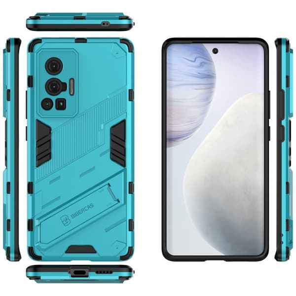 Støtsikkert hybriddeksel for Vivo X70 Pro - Babyblå Blue