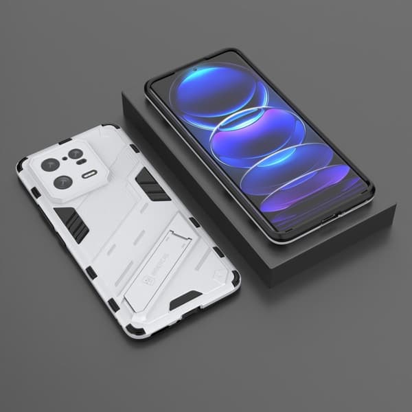 Støtsikkert hybriddeksel for Xiaomi 13 Pro - Sølv Silver grey
