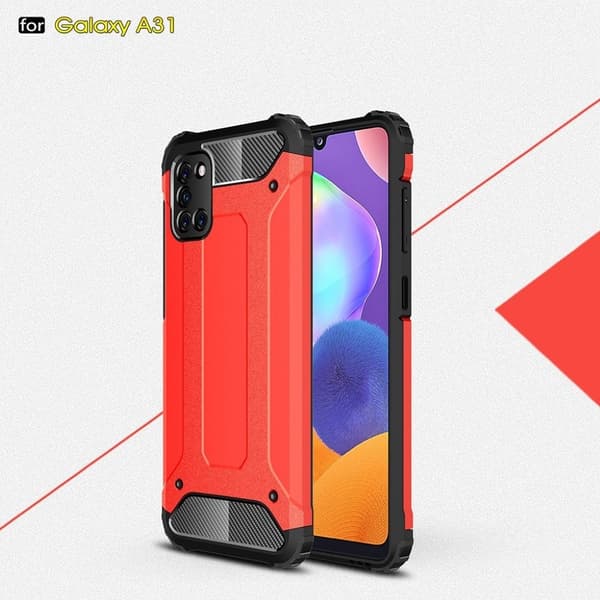 Armour Guard deksel - Samsung Galaxy A31 - Rød Red