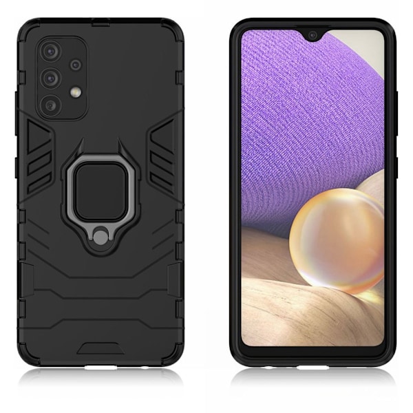 Ring Guard etui - Samsung Galaxy A32 - Sort Black