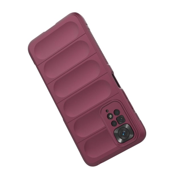 Blødt grebsformet cover til Xiaomi Redmi Note 11S / Xiaomi Redmi Note 11 - Rød Red