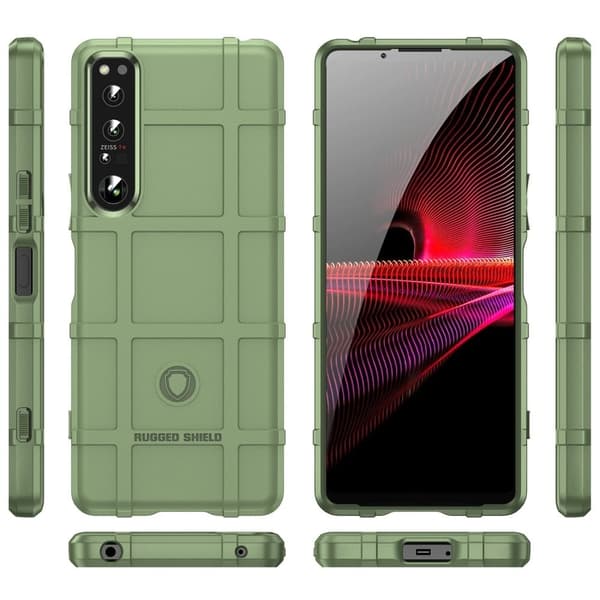 Rugged Shield Sony Xperia 1 IV cover - Grøn Green