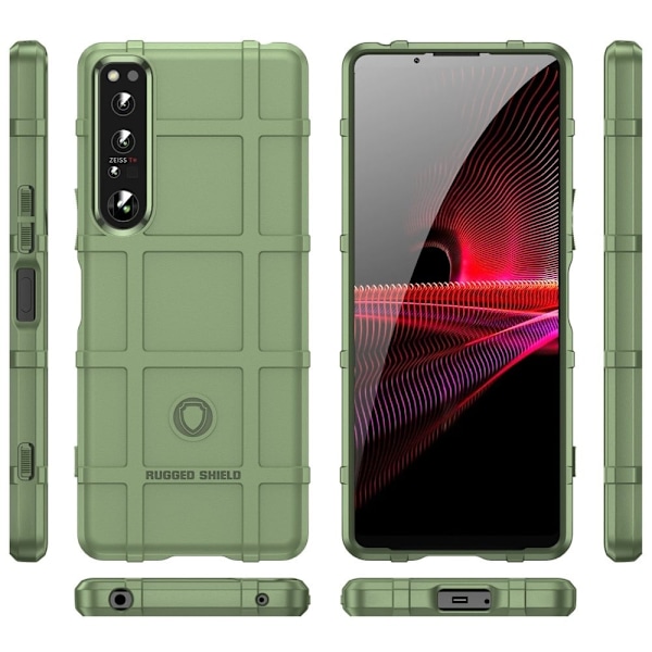 Rugged Shield Sony Xperia 1 IV skal - Grön Grön