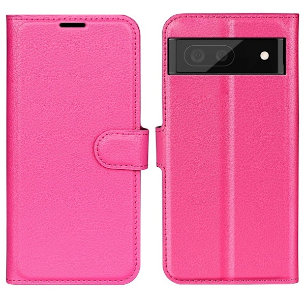 Classic Google Pixel 6a Flip Etui - Rose Pink