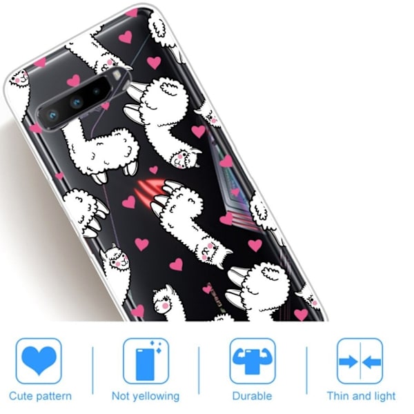 Deco Asus ROG Phone 3 Etui - Alpakka White