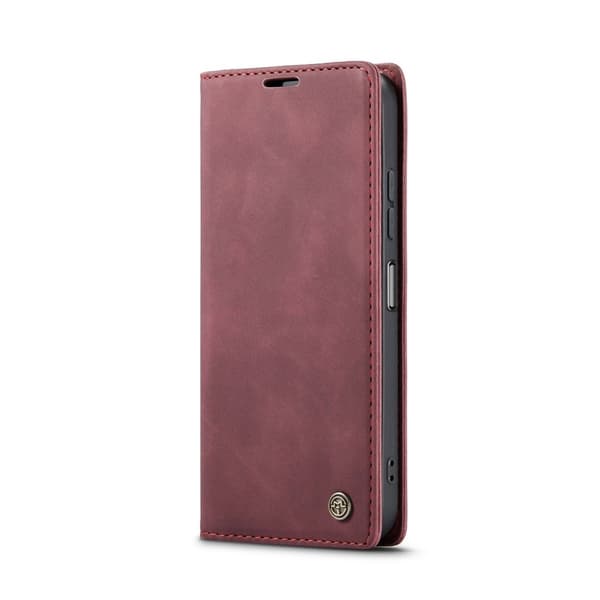 CaseMe Samsung Galaxy A06 vintage-kotelo - Punainen Red