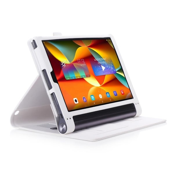 Lenovo Tab 3 Plus 10 Enfärgat läder fodral - Vit Vit