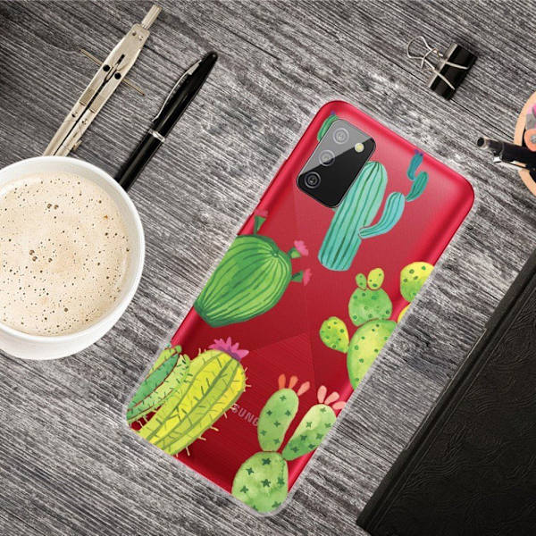 Deco Samsung Galaxy A02s Etui - Kaktus Green
