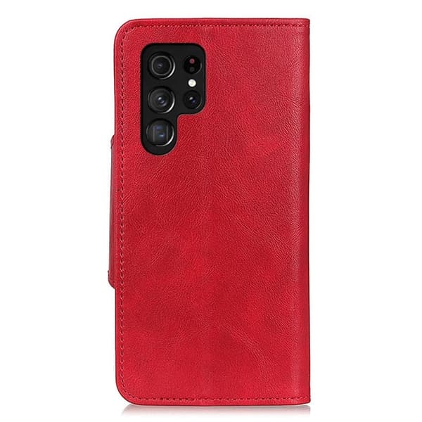 Alpha Samsung Galaxy S23 Ultra Flippetui - Rød Red