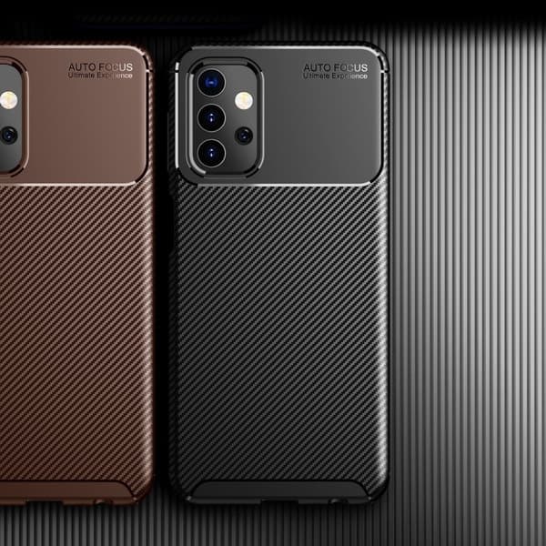 Carbon Shield Samsung Galaxy A32 5G kotelot - Ruskea Brown