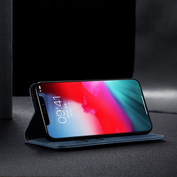 Jeans iPhone 12 Mini fodral - Blå Blå