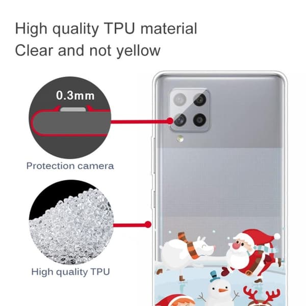 Juletaske til Samsung Galaxy A42 5g - Julemand Og Julemand Multicolor