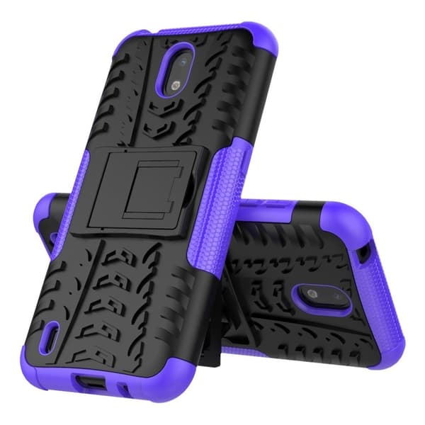 Offroad Etui Nokia 1.3 - Svart / Lilla Black