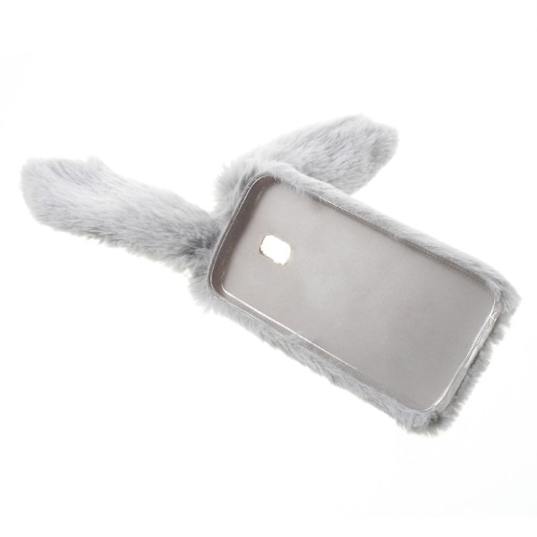 Samsung Galaxy J3 (2017) Pupu suojakuori - tummanharmaa Silver grey