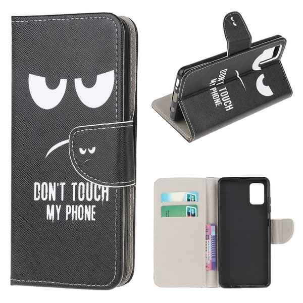 Wonderland Xiaomi Redmi Note 10S / Note 10 Flip etui - Øjne Black