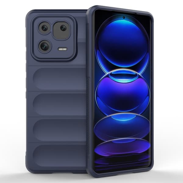 Deksel med mykt grep for Xiaomi 13 Pro - Mørkeblå Blue