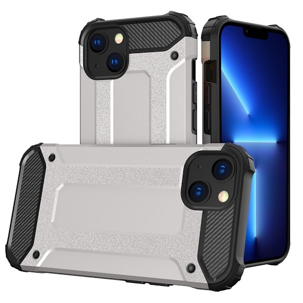 Armour Guard iPhone 13 Mini skal - Silver/Grå Silvergrå