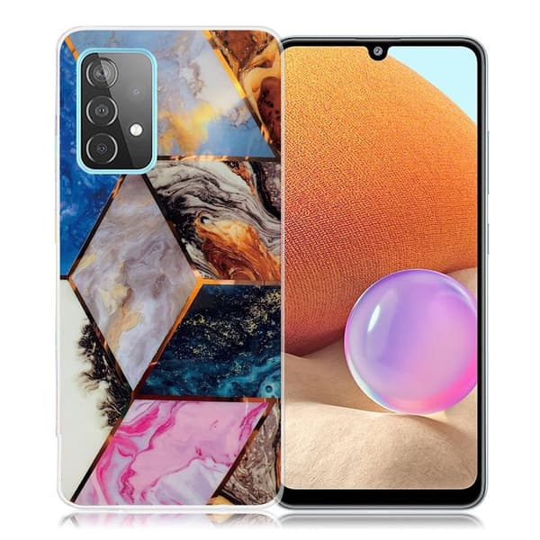Marble design Samsung Galaxy A32 cover - Levende Marmor Diamant Multicolor