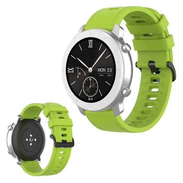 Amazfit GTR 42mm / GTS silikone Urrem - Lysegrøn Green
