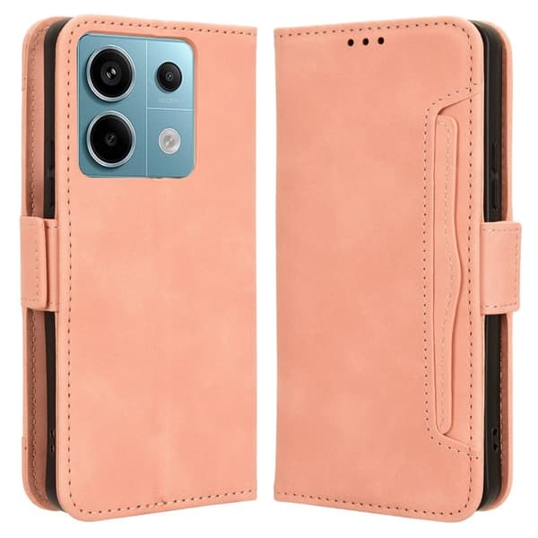 Modernt plånboksfodral till Xiaomi Redmi Note 13 Pro 5G  - Rosa Rosa