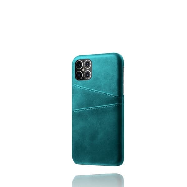 Dual Card iPhone 12 Pro Max deksel - Cyan Green