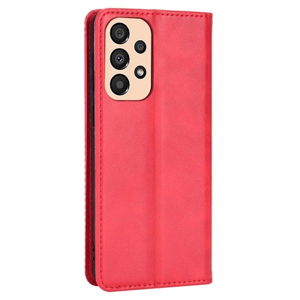 Bofink Vintage Samsung Galaxy A23 læderetui - Rød Red