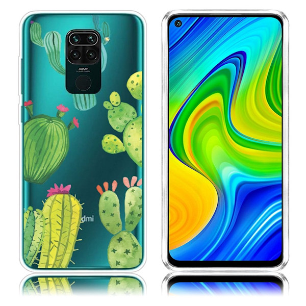 Deco Xiaomi Redmi Note 9 Cover - Kaktus Green