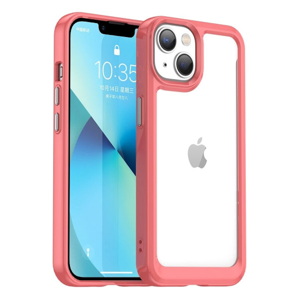 iPhone 14 Plus smart akryldeksel - Rød Red