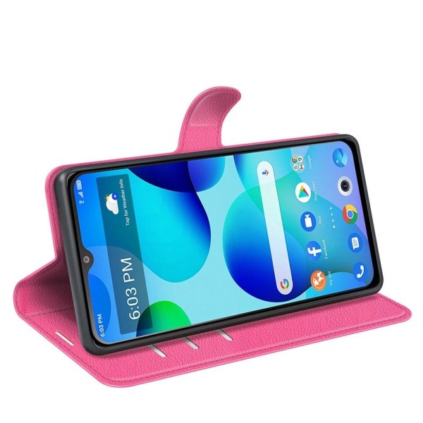 Klassisk TCL 30 T flip etui - Pink Pink