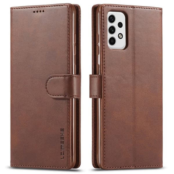 LC.IMEEKE Samsung Galaxy A23 flip case - Ruskea Brown