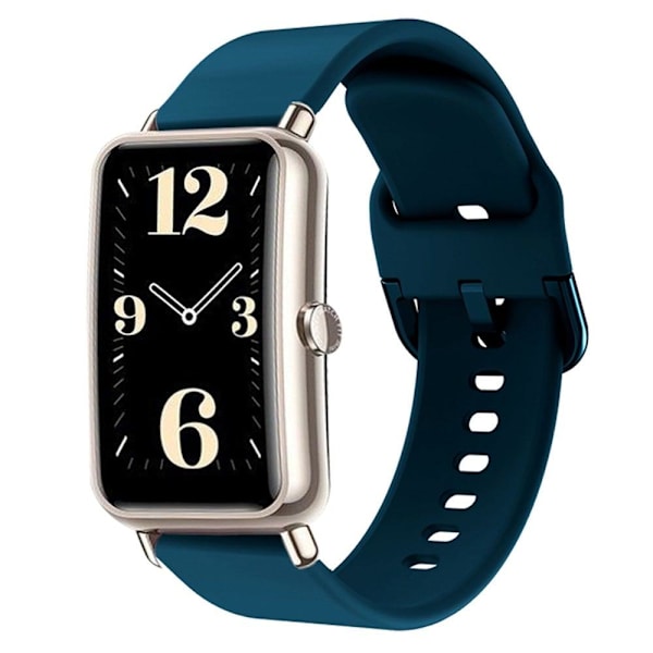 Huawei Watch Fit Mini / TalkBand B6 / B3 silikoninen ranneke - Syaani Green