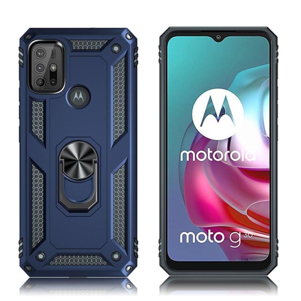 Bofink Combat Motorola Moto G30 / G10 Suojakotelo - Sininen Blue